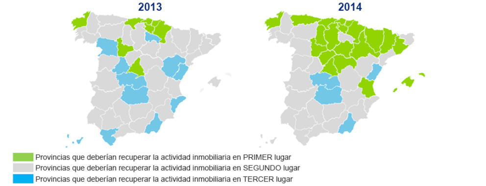 La recuperación de la actividad inmobiliaria en España